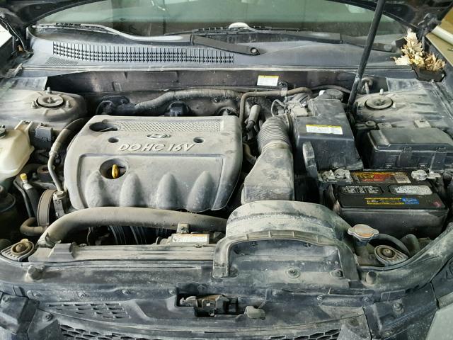 5NPET46C08H355643 - 2008 HYUNDAI SONATA GLS BLUE photo 7