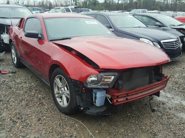 1ZVBP8AM1B5125290 - 2011 FORD MUSTANG RED photo 1