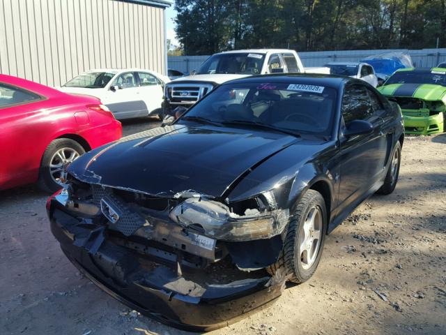 1FAFP40443F385392 - 2003 FORD MUSTANG BLACK photo 2