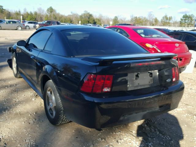 1FAFP40443F385392 - 2003 FORD MUSTANG BLACK photo 3