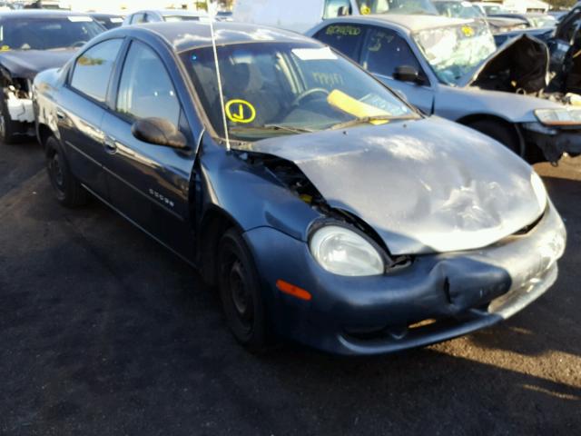 1B3ES46C51D268000 - 2001 DODGE NEON SE GRAY photo 1