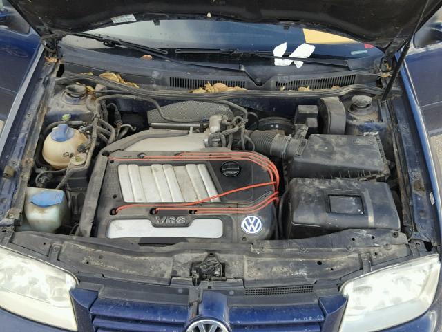 3VWSG29M81M018893 - 2001 VOLKSWAGEN JETTA GLS BLUE photo 7