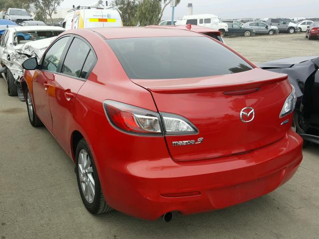 JM1BL1VP4D1729436 - 2013 MAZDA 3 I RED photo 3