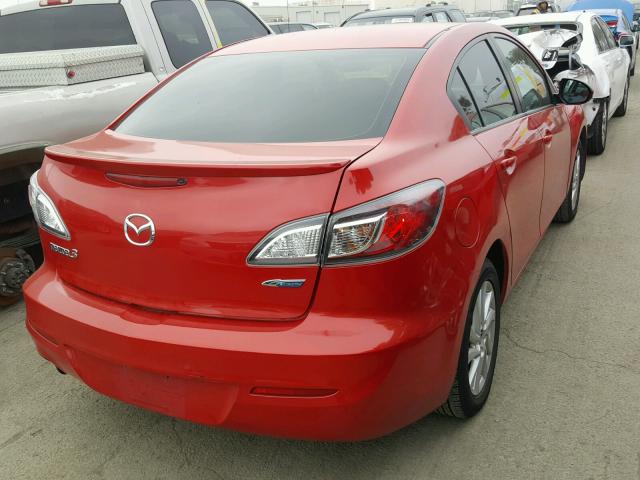 JM1BL1VP4D1729436 - 2013 MAZDA 3 I RED photo 4