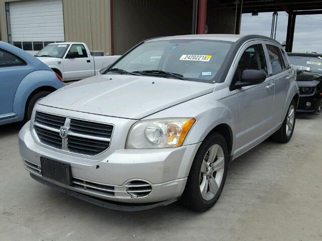 1B3CB4HA1AD618192 - 2010 DODGE CALIBER SX SILVER photo 2