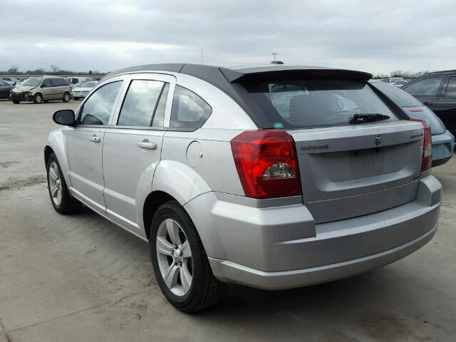 1B3CB4HA1AD618192 - 2010 DODGE CALIBER SX SILVER photo 3