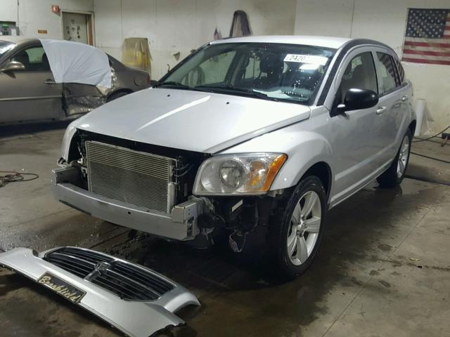 1B3CB3HA9BD215072 - 2011 DODGE CALIBER MA SILVER photo 2