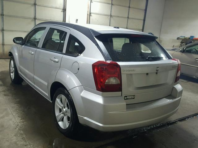 1B3CB3HA9BD215072 - 2011 DODGE CALIBER MA SILVER photo 3