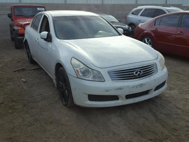 JNKBV61E97M707817 - 2007 INFINITI G35 WHITE photo 1