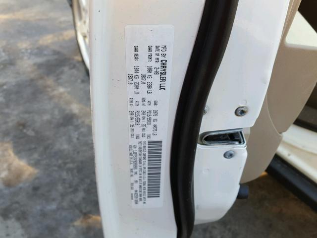 1J8FF57W78D692691 - 2008 JEEP COMPASS LI WHITE photo 10