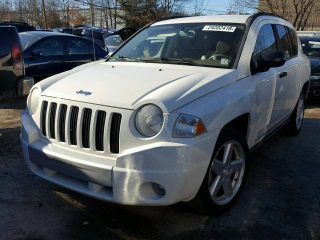 1J8FF57W78D692691 - 2008 JEEP COMPASS LI WHITE photo 2