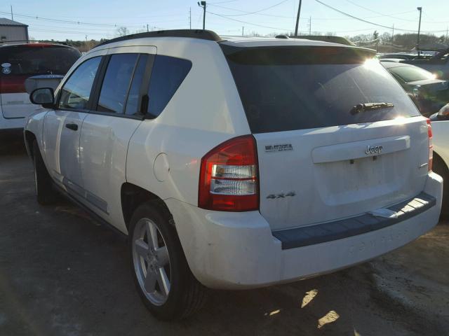 1J8FF57W78D692691 - 2008 JEEP COMPASS LI WHITE photo 3