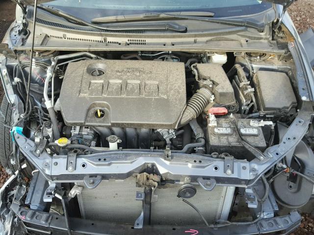 2T1BURHE7GC491782 - 2016 TOYOTA COROLLA L GRAY photo 7