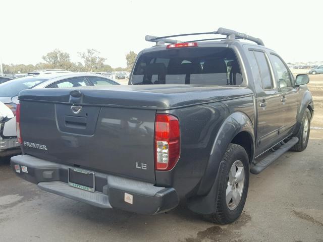 1N6AD07U05C437033 - 2005 NISSAN FRONTIER C CHARCOAL photo 4