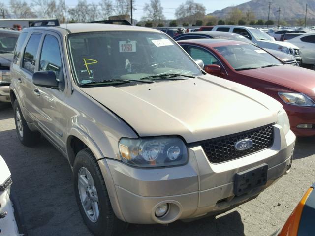 1FMYU49H07KA42766 - 2007 FORD ESCAPE HEV GOLD photo 1