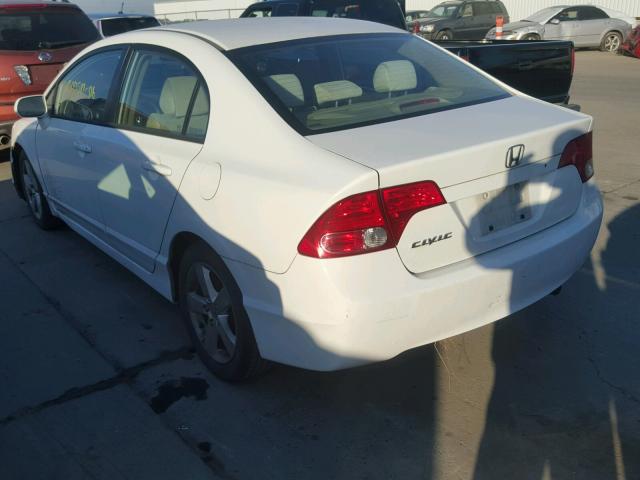 1HGFA16886L055962 - 2006 HONDA CIVIC EX თეთრი ფოტო 3