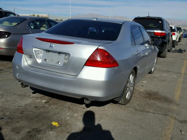 1HGCM66576A028020 - 2006 HONDA ACCORD EX SILVER photo 4