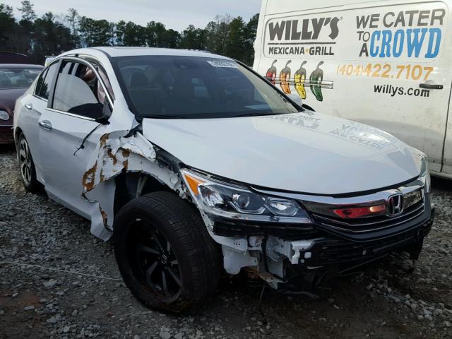 1HGCR2F08HA144618 - 2017 HONDA ACCORD EX WHITE photo 1