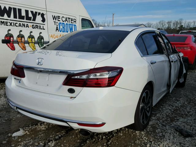 1HGCR2F08HA144618 - 2017 HONDA ACCORD EX WHITE photo 4