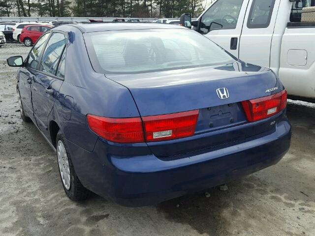 1HGCM56195A067181 - 2005 HONDA ACCORD DX BLUE photo 3