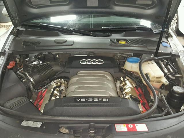 WAUDH74F78N141032 - 2008 AUDI A6 3.2 QUA SILVER photo 7