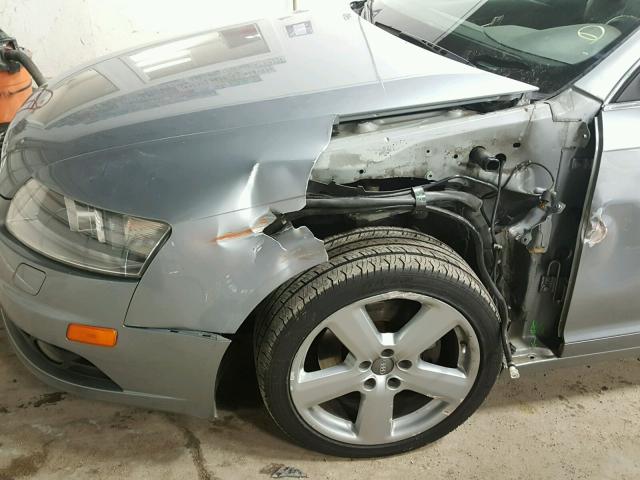 WAUDH74F78N141032 - 2008 AUDI A6 3.2 QUA SILVER photo 9