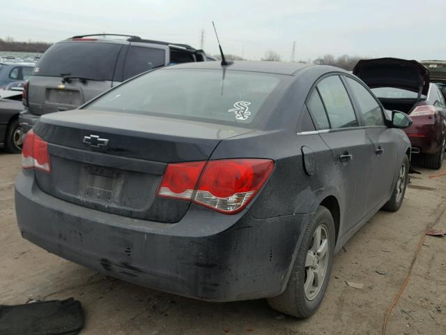 1G1PF5SC7C7365703 - 2012 CHEVROLET CRUZE LT BLACK photo 4