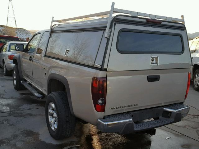 1GCDT196548107025 - 2004 CHEVROLET COLORADO BEIGE photo 3