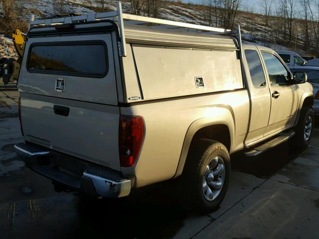 1GCDT196548107025 - 2004 CHEVROLET COLORADO BEIGE photo 4