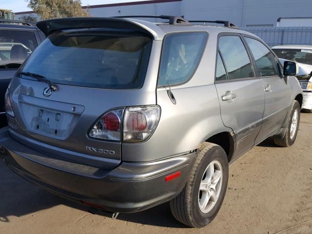 JTJHF10U610179329 - 2001 LEXUS RX 300 SILVER photo 4