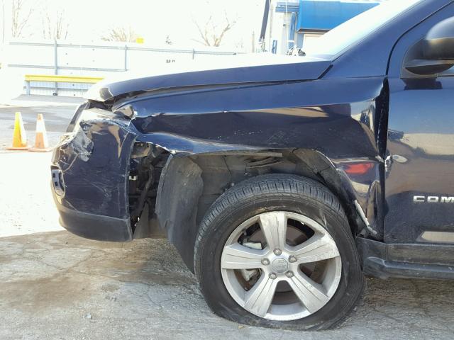 1C4NJDBB7FD424138 - 2015 JEEP COMPASS SP BLUE photo 9