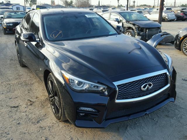 JN1BV7AP2EM685586 - 2014 INFINITI Q50 BASE BLACK photo 1