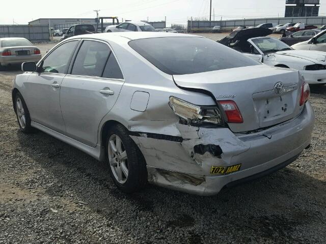 4T1BE46K07U596588 - 2007 TOYOTA CAMRY NEW SILVER photo 3