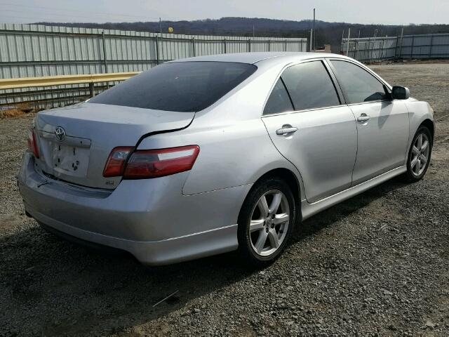 4T1BE46K07U596588 - 2007 TOYOTA CAMRY NEW SILVER photo 4