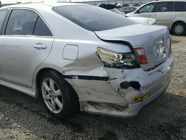 4T1BE46K07U596588 - 2007 TOYOTA CAMRY NEW SILVER photo 9