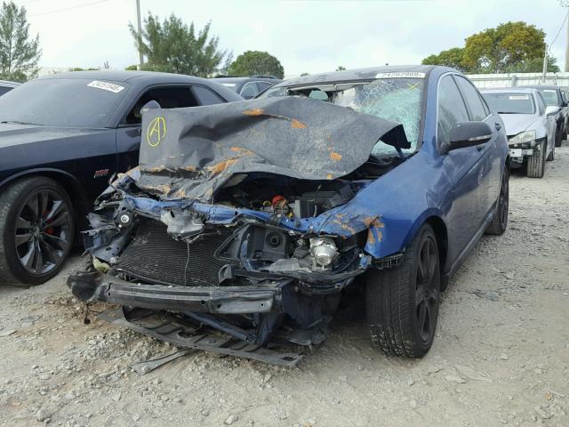JH4CL96824C034062 - 2004 ACURA TSX BLUE photo 2