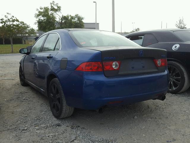 JH4CL96824C034062 - 2004 ACURA TSX BLUE photo 3