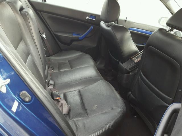 JH4CL96824C034062 - 2004 ACURA TSX BLUE photo 6