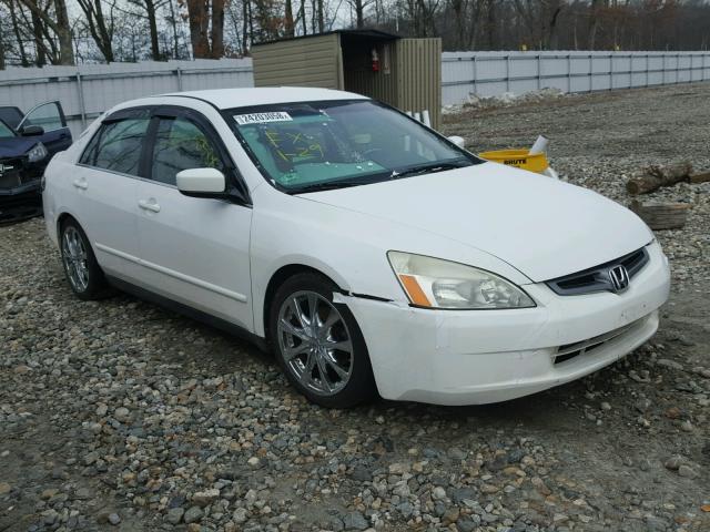 1HGCM56415A185753 - 2005 HONDA ACCORD LX WHITE photo 1