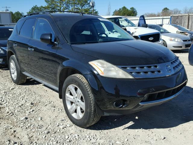 JN8AZ08T46W406009 - 2006 NISSAN MURANO SL BLACK photo 1