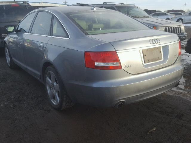 WAUDH74F08N047686 - 2008 AUDI A6 3.2 QUA GRAY photo 3