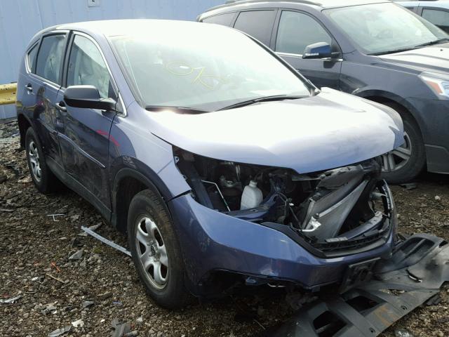 5J6RM4H32CL058223 - 2012 HONDA CR-V LX BLUE photo 1