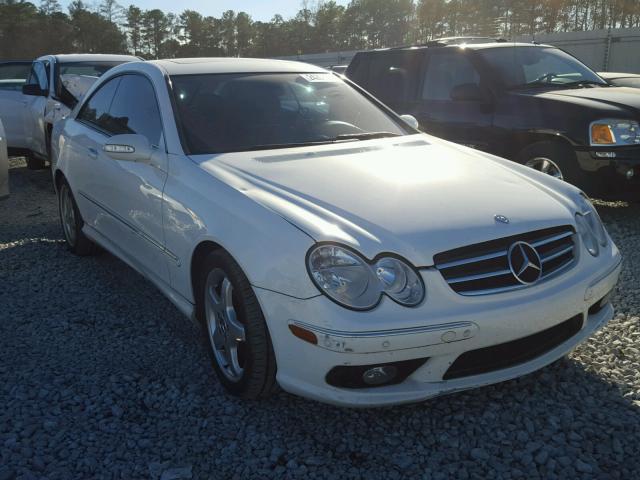 WDBTJ75J64F100741 - 2004 MERCEDES-BENZ CLK 500 WHITE photo 1