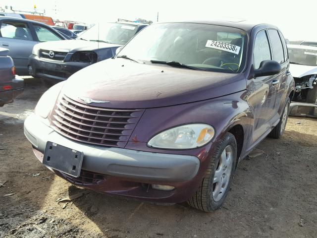 3C8FY68BX2T211061 - 2002 CHRYSLER PT CRUISER PURPLE photo 2