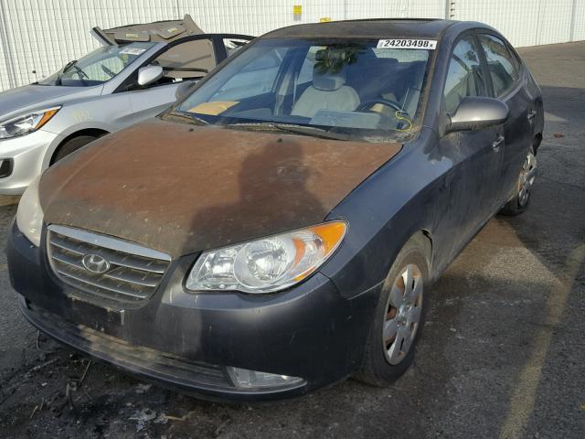 KMHDU46D88U339192 - 2008 HYUNDAI ELANTRA GL SILVER photo 2