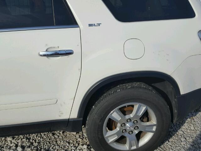 1GKER337X8J117679 - 2008 GMC ACADIA SLT Ağ foto 10