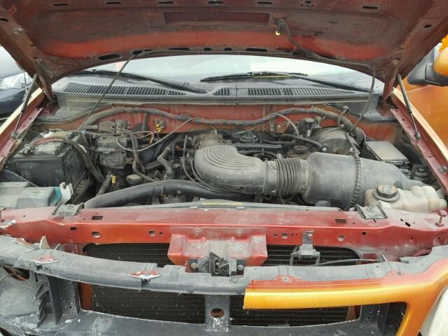 1FTRX17L8YKA12213 - 2000 FORD F150 ORANGE photo 7