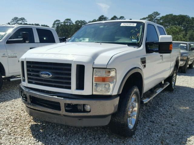 1FTSW21RX8ED82178 - 2008 FORD F250 SUPER WHITE photo 2