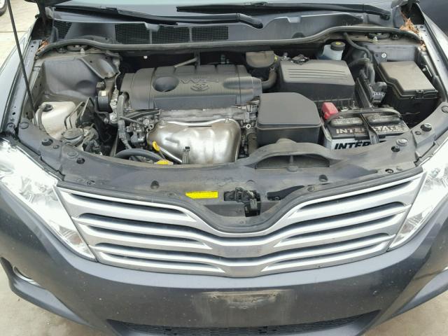 4T3ZA3BB1BU043863 - 2011 TOYOTA VENZA BASE GRAY photo 7