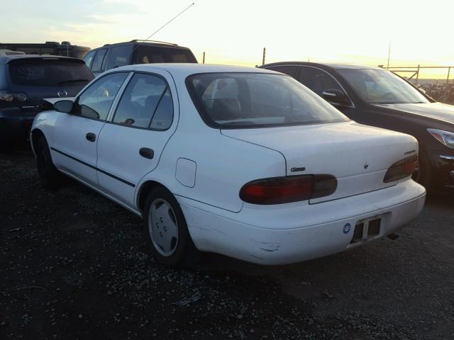 1Y1SK5263TZ007781 - 1996 GEO PRIZM BASE WHITE photo 3